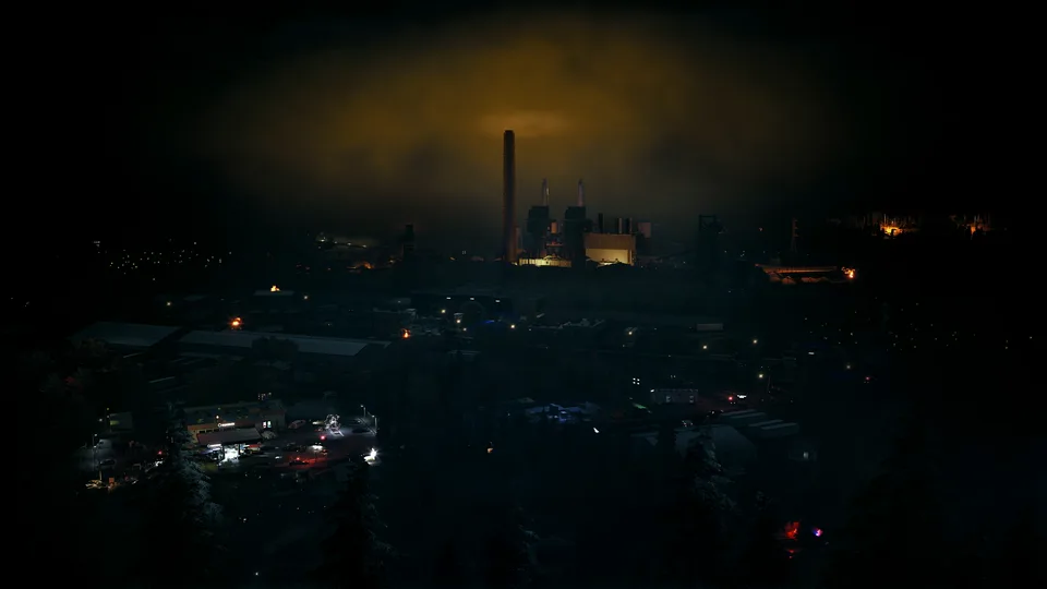 In-game Power Plant end-match art