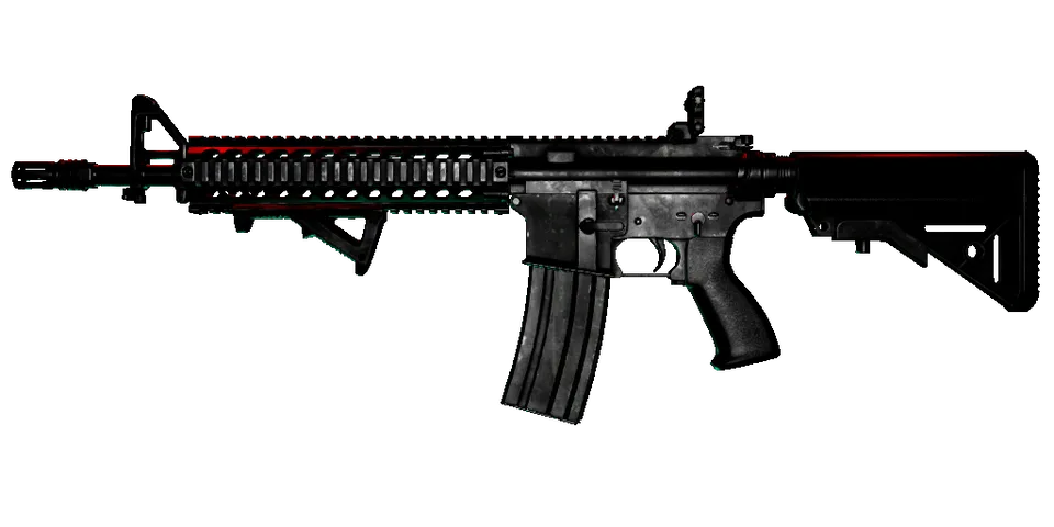 In-game MC-15 assault rifle art